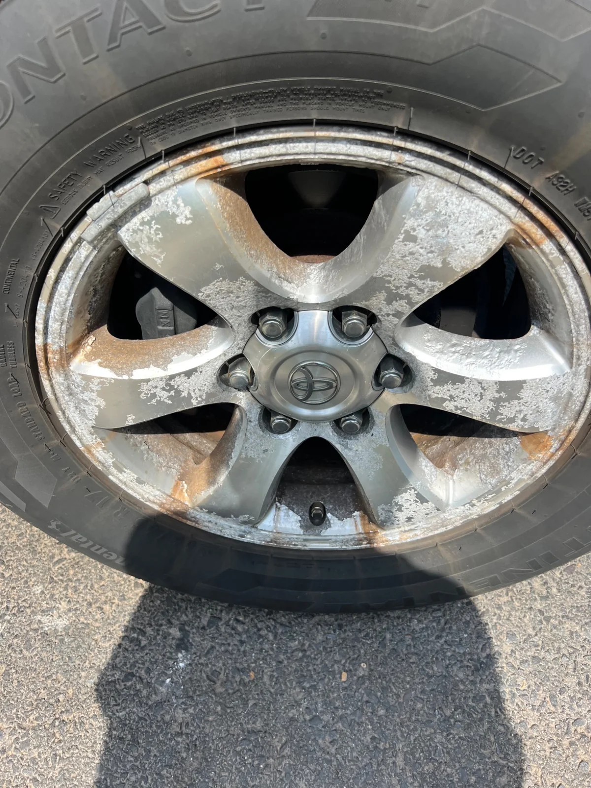 Wheel 2 before restoration