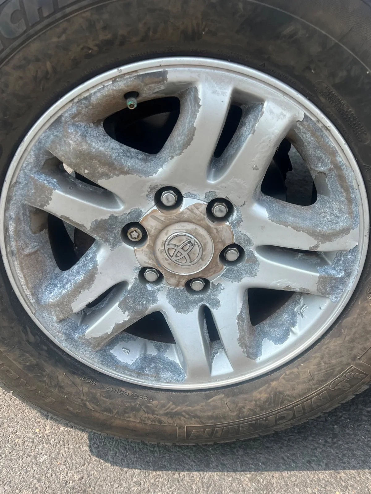 Wheel 3 before restoration