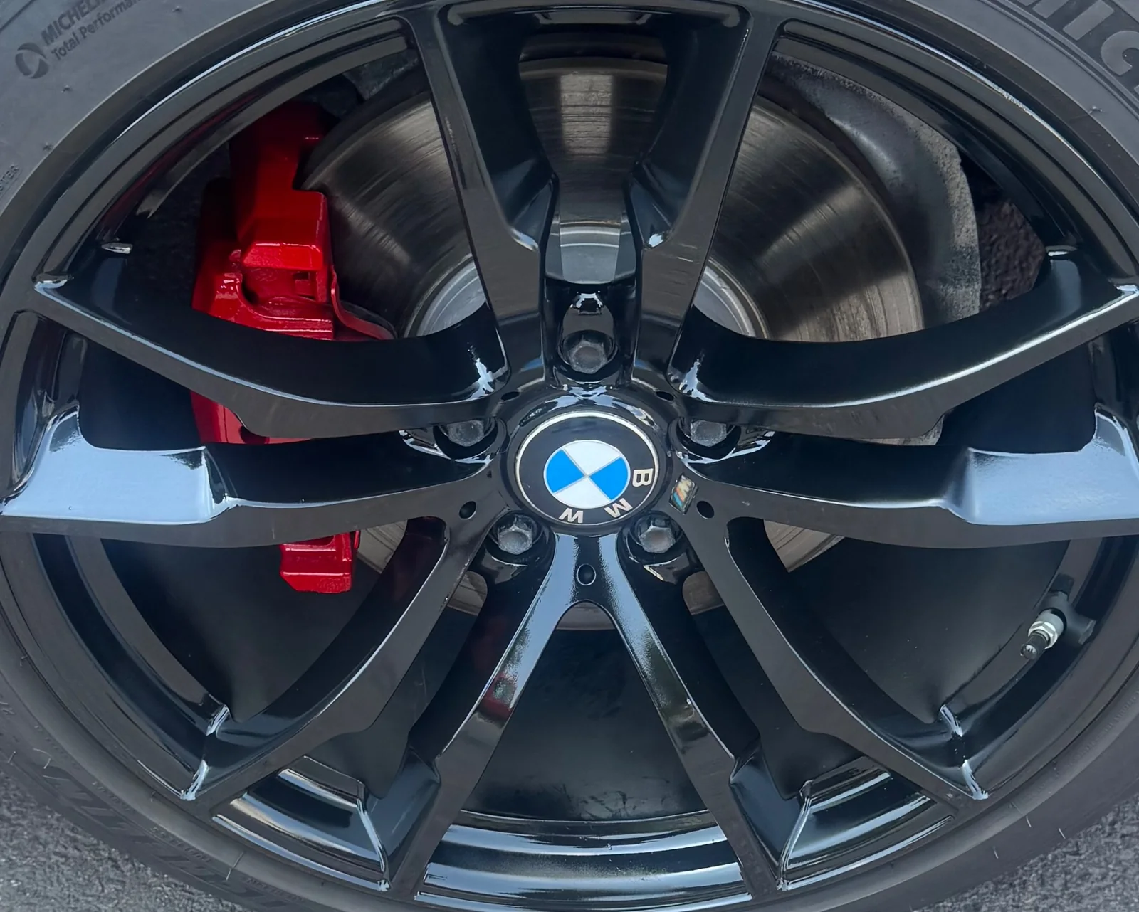 BMW wheel after repair